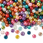 <p>Бюджетные стеклянные бусины с покрытием под жемчуг, цветное ассорти. Бусины могут немного отличаться по форме и размеру, быть слегка приплюснутыми у отверстия. На покрытии возможны неровности. Оттенок в миксе может отличаться от фотографии - в наборе могут быть цвета, не представленные на фотографии и быть представлены не все цвета с фотографии. Диаметр отверстия около 0.8 мм. Цена за 50 грамм (около 510 шт, бусины фасуются без проверки на дефекты и без подбора по цвету).</p>