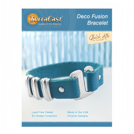 Набор для сборки украшения, 152-203мм, TierraCast, браслет Deco Fusion, родий