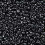 <p>Японский бисер TOHO Round (круглый Тохо), размер 8/0 (3 мм). Непрозрачный черный (Opaque Jet). Оттенок может отличаться от фотографии. Цена за 10 грамм (около 430 бисеринок).</p>