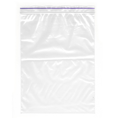 Пакетики zip-lock (грипперы), 15х20см, 50 мкм, прозрачные, 100 шт.