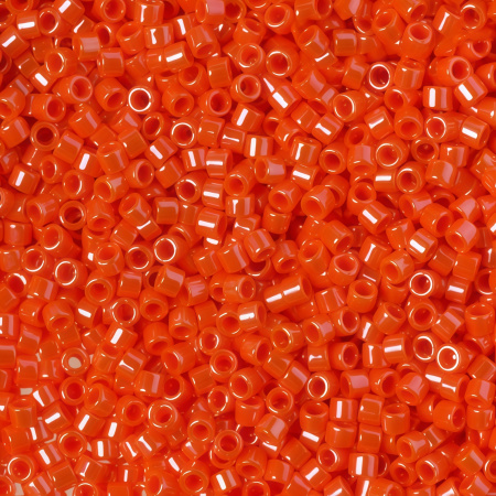 Бисер TOHO цилиндрический, размер 11/0, цвет #129 (Непрозрачный глянцевый, тыква), 10 грамм