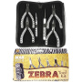 <p>Удобный набор высококачественных инструментов Bead Smith Zebra для хобби и рукоделия в компактном чехле - пенале на молнии. Пенал и ручки инструментов имеют узор, стилизованный под зебру. Размер пенала 24*11*3.5 см, длина инструментов около 13 см.
Набор отлично подходит для создания украшений: все инструменты гладкие, без насечек. Инструменты сделаны из прочного металла и имеют ручки с нескользящим покрытием.
В комплект входят: бокорезы (кусачки, не подходят для жесткой и толстой проволоки!), круглогубцы, тонкогубцы, плоскогубцы, пинцет, надфиль с тремя сменными насадками (насадки хранятся внутри раскручивающейся ручки надфиля). Пенал в разных поставках может быть тканевый или под кожу.
Инструменты выглядят очень эффектно, станут отличным подарком, хорошо подойдут для мастеров, которые публикуют процессы создания украшений в Instagram.
На ручках возможны синие пятнышки. Ткань внутри пенала может быть немного повреждена инструментами. 
Произведено американской компанией BeadSmith (БидСмит) в Пакистане. Цена за 1 набор.</p>