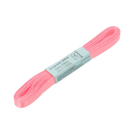 Лента атласная, Gaммa, 6мм, розовая №005, моток, 5 метров Лента атласная, Gaммa, 6мм, розовая №005, моток, 5 метров