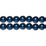 <p>
Стеклянные бусины с покрытием под жемчуг синего цвета. Бусины могут немного отличаться по форме и размеру, быть слегка приплюснутыми у отверстия. Возможны небольшие царапинки. Оттенок может немного отличаться от представленного на фото. Цена за низку 80 см, около 70 шт.
</p>
