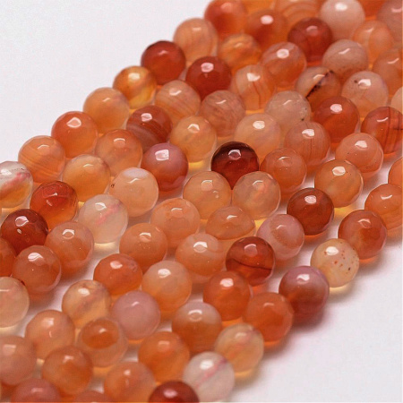 <p>Граненые каменные бусины из натурального тонированного сердолика. Часть бусин однотонные, часть полосатые. Бусины могут немного отличаться по форме и размеру. Оттенок может отличаться от фотографии и в разных поставках. В низке около 46 бусин. Цена за низку (низки формируются без проверки каждой бусины на дефекты и без подбора по цвету).</p>