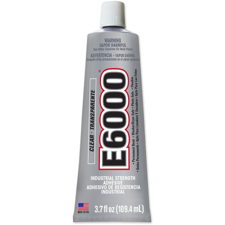 Клей универсальный, E6000 (США), прозрачный, 109.4 мл (3.7 fl. oz.), 1 шт.