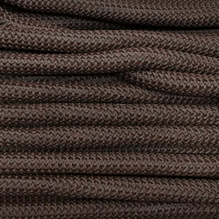 Шнур плетеный с сердечником, около 10мм, полиэстер, темно-коричневый, 90 см, 1 шт.