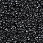 <p>Японский бисер TOHO Round (круглый Тохо), размер 15/0 (1.5 мм). Непрозрачный черный (Opaque Jet). Оттенок может немного отличаться от фотографии. Цена за 10 грамм (около 2 400 бисеринок).</p>