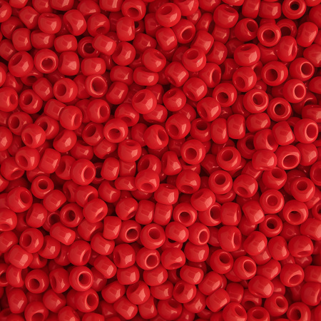 Бисер TOHO круглый, размер 11/0, цвет #45 (Непрозрачный, красный перец), 10 грамм