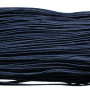 <p>Вощеный шнур, 100% хлопок, цвет тёмный серо-синий деним. Оттенок может немного отличаться от фотографии и в разных поставках.
Толщина около 2 мм (в разных поставках может отличаться на +-0.3 мм). По возможности, продается цельным куском, однако, может поставляться несколькими отрезами. По возможности, продается цельным куском, однако, может поставляться несколькими отрезами. Цена за 10 метров.  </p>
