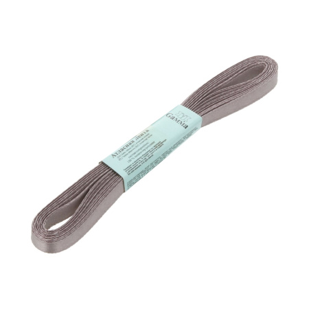 Лента атласная, Gaммa, 6мм, темно-серая №018, моток, 5 метров