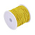 Шнур - резинка, около 1мм, жёлтый, 20 метров, катушка