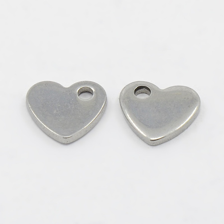 Подвеска, 10х10х1.5мм, сердечко, базовый материал - нержавеющая сталь, без покрытия, 1 шт. Подвеска, 10х10х1.5мм, сердечко, базовый материал - нержавеющая сталь, без покрытия, 1 шт.