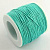 Шнур хлопковый вощеный, около 1мм, мятный, 84 метра, катушка Шнур хлопковый вощеный, около 1мм, мятный, 84 метра, катушка