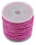Шнур - резинка, около 1мм, розовый, 20 метров, катушка