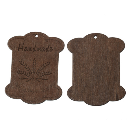 Карточка для демонстрации украшений, 69х54мм, Прованс, дерево, 2 шт.