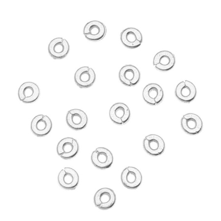 Бусина металлическая, 4х1мм, TierraCast, рондель Heishi кенийская, базовый материал - оловянный сплав, посеребренная, 20 шт.