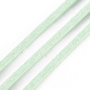 <p>Плоский замшевый шнур, окрашенный нежный зеленовато-голубой цвет (мятный). Оттенок может немного отличаться от представленного на фотографии. Размер шнура может немного отличаться от заявленного. По возможности, продается цельным куском, однако, может поставляться несколькими отрезами. Цена за 5 метров.  </p>