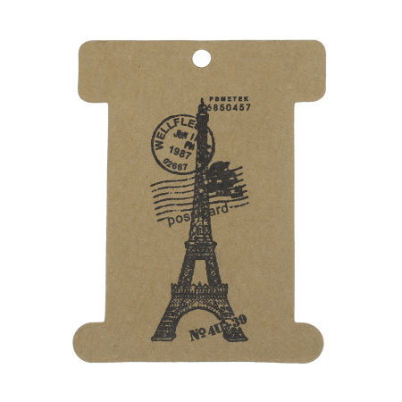 Карточка для демонстрации украшений, 103х79мм, Париж, картон, 1 шт.