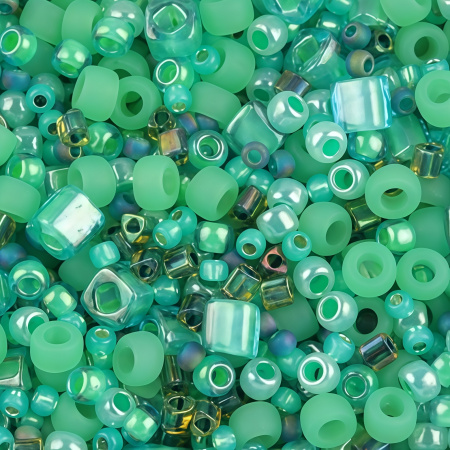Бисер TOHO Mix, цвет #3203 (Бирюзовый), 10 грамм