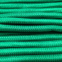 <p>Толстый плетеный синтетический шнур-змейка. Очень прочный, при этом довольно гибкий и мягкий, слегка тянется. Цвет голубовато-зеленый, часть нитей более темные. Оттенок может отличаться от фотографии и в разных поставках. Плетение не очень плотное, сквозь нити может проглядывать сердечник, отличающийся по цвету (белый). Толщина около 1 см, может немного отличаться от заявленной. Можно использовать в качестве основы для создания колье или браслетов, он может послужить альтернативой бисерному жгуту. Произведен в Греции. Цена за отрезок длиной примерно 90 см. При покупке нескольких единиц, по возможности, отрезается цельным куском.</p>
