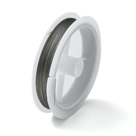 Тросик ювелирный, 0.30мм, цвет стальной, катушка, 60 метров