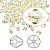 Бусина Swarovski, 4мм, Биконус (#5328), светло-желтый (цвет 213), 10 шт.