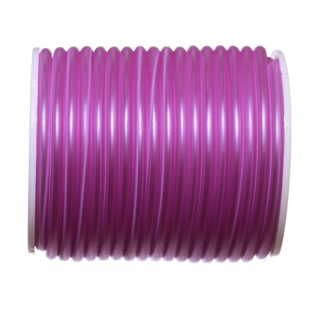 Шнур резиновый полый, около 4мм, фиолетовый, полупрозрачный, 5 метров Шнур резиновый полый, около 4мм, фиолетовый, полупрозрачный, 5 метров