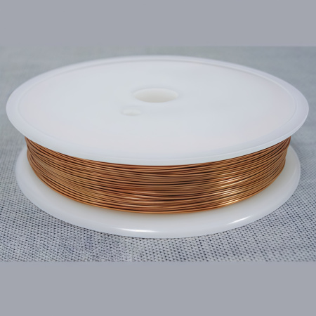 Проволока гибкая, 0.6мм, светлая медь, 8 метров, катушка <p>Качественная медная проволока, цвет - яркая медь. Диаметр 0,6 мм. Намотка может состоять из нескольких частей. Цена за катушку около 8 метров.</p>
